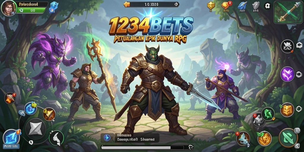 Gameplay seru di dunia fantasi 1234BETS.