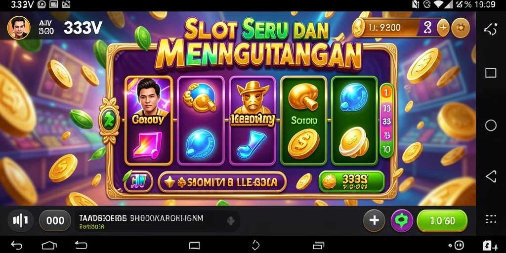 Tampilan gameplay menarik dari 333V yang penuh warna.
