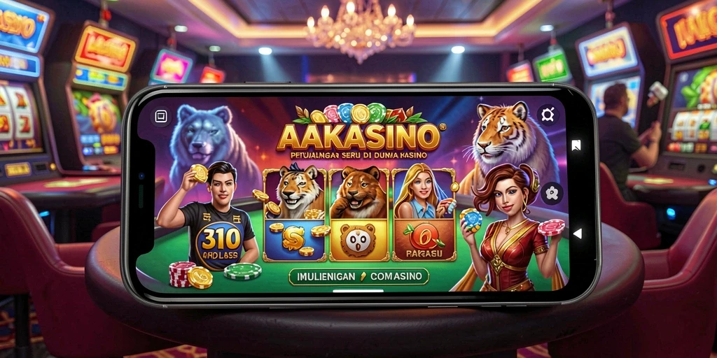 Tampilan gameplay yang memukau dan seru di AAKASINO.