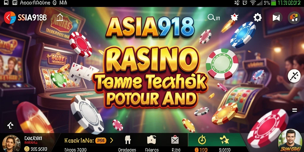 Screenshot utama ASIA918 menunjukkan gameplay Kasino yang seru.