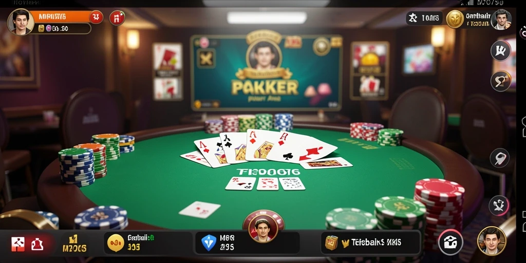 Tampilan menarik dari gameplay Poker MPO76 yang seru.