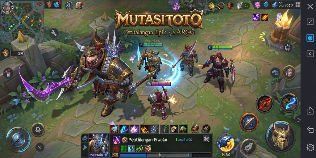 Gameplay seru di dunia fantasi MUTASITOTO.